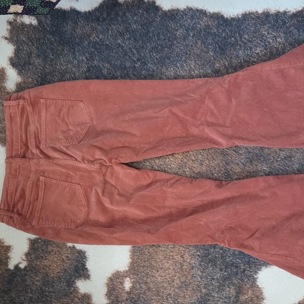 Rust Flare Corduroy Pants - Picture 6 of 6